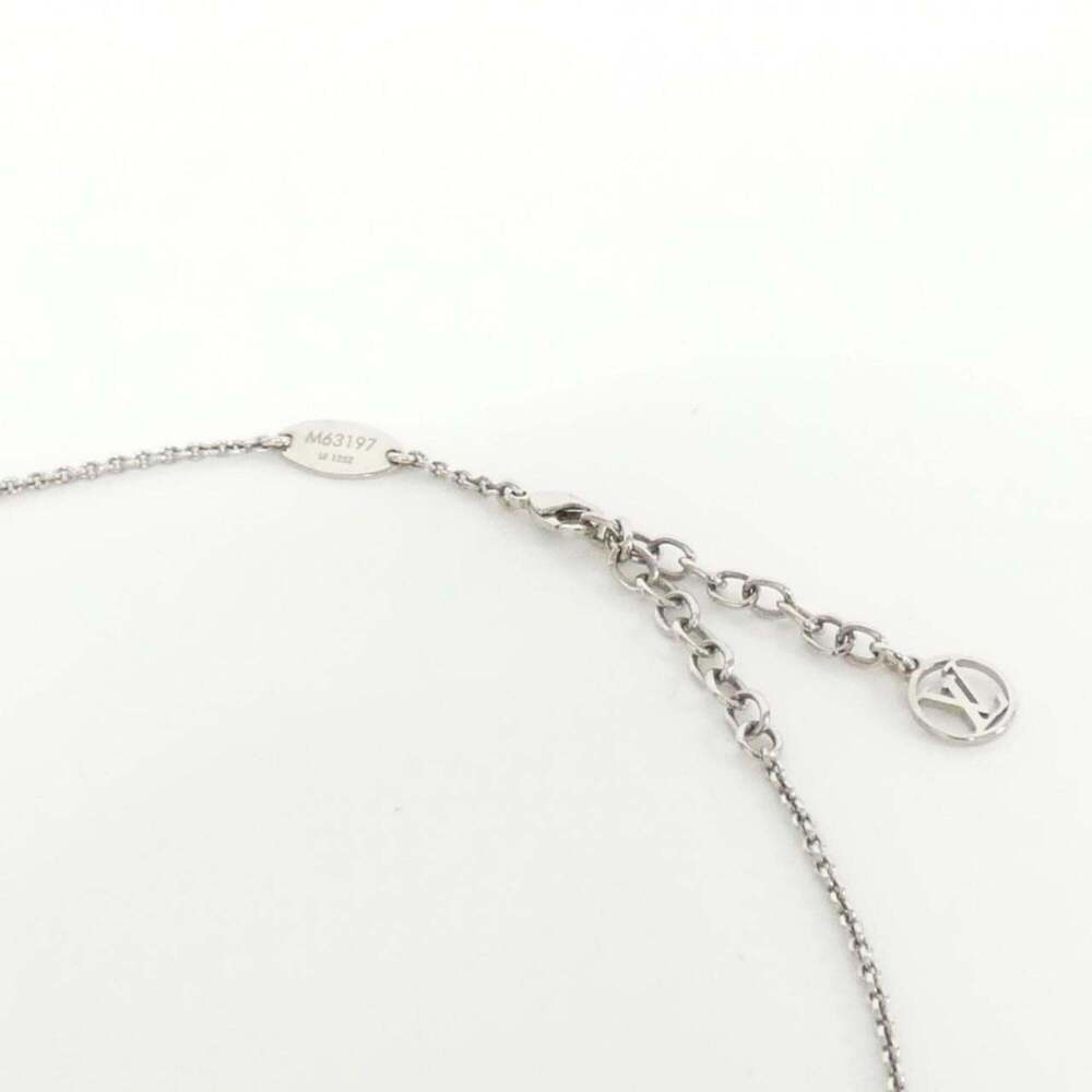LOUIS VUITTON Silver Necklace - Picture 6 of 7